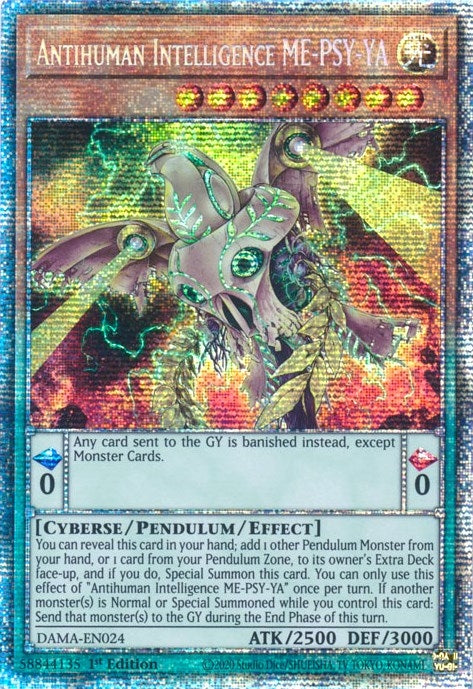 Antihuman Intelligence ME-PSY-YA (Starlight Rare) (24) (DAMA) - YuGiOh Single