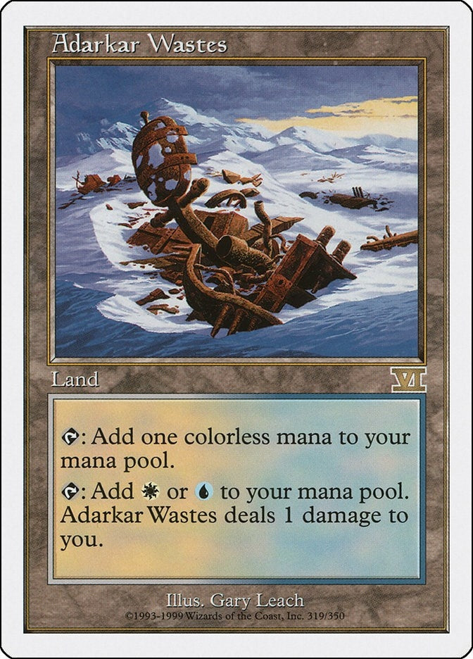 Adarkar Wastes (319) [6ED] - MTG Single