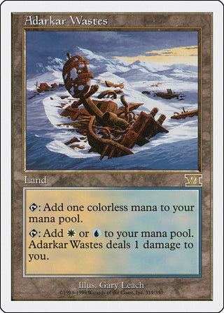 Adarkar Wastes (319) [6ED] - MTG Single