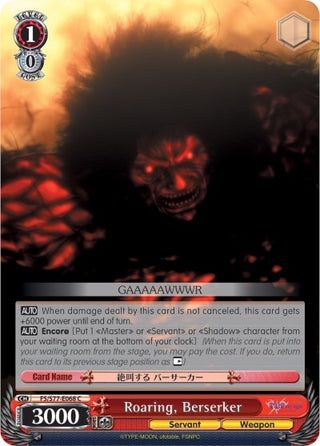 Roaring Berserker (77068) [FS/S77] - Weiss Schwarz Single