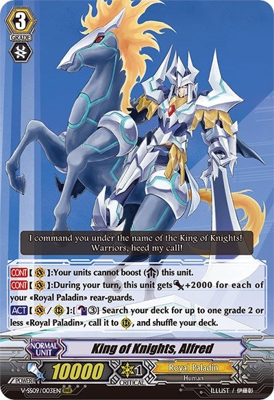King of Knights Alfred (9003) [V-SS09] - Cardfight Vanguard Single