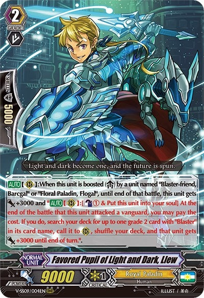 Favored Pupil of Light and Dark Llew (9004) [V-SS09] - Cardfight Vanguard Single