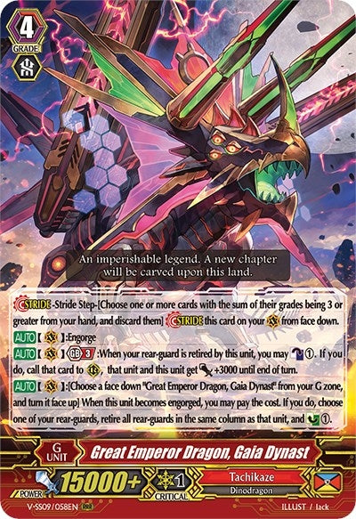 Great Emperor Dragon Gaia Dynast (9058) [V-SS09] - Cardfight Vanguard Single