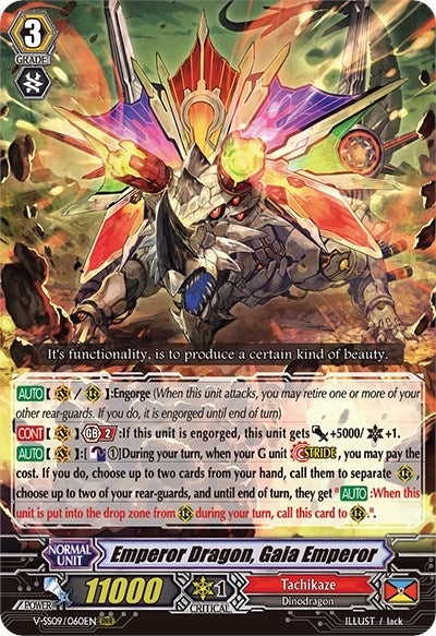 Emperor Dragon Gaia Emperor (9060) [V-SS09] - Cardfight Vanguard Single