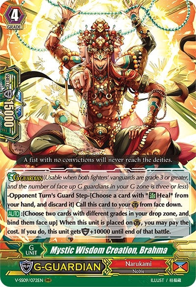 Mystic Wisdom Creation Brahma (9072) [V-SS09] - Cardfight Vanguard Single