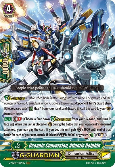 Oceanic Conversion Atlantis Dolphin (9087) [V-SS09] - Cardfight Vanguard Single