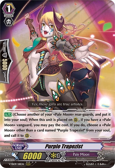 Purple Trapezist (9118) [V-SS09] - Cardfight Vanguard Single