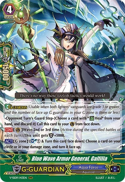 Blue Wave Armor General Galfilia (9143) [V-SS09] - Cardfight Vanguard Single