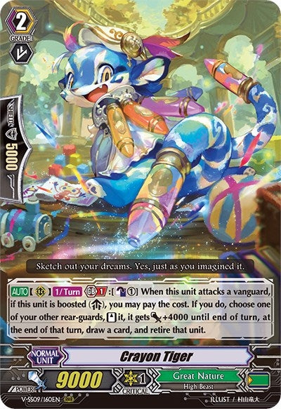 Crayon Tiger (9160) [V-SS09] - Cardfight Vanguard Single