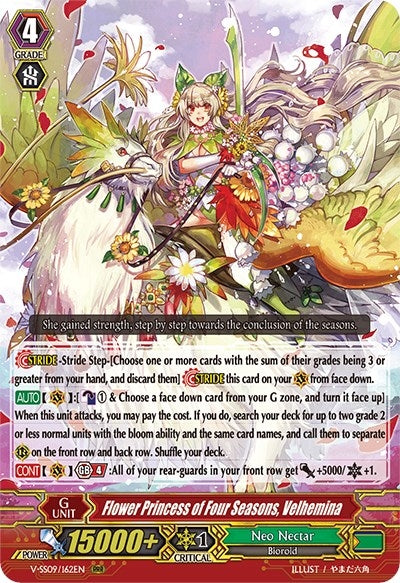 Flower Princess of Four Seasons Velhemina (9162) [V-SS09] - Cardfight Vanguard Single