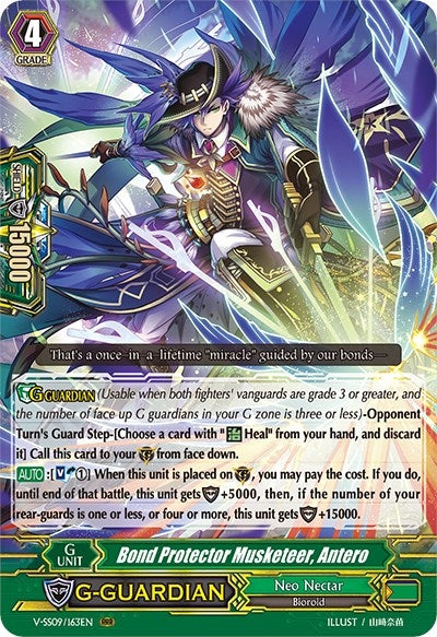 Bond Protector Musketeer Antero (9163) [V-SS09] - Cardfight Vanguard Single