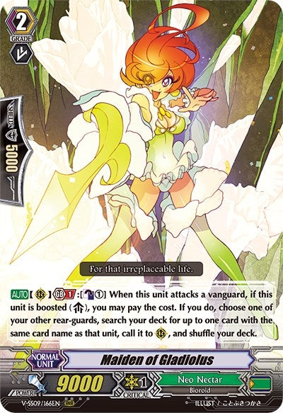 Maiden of Gladiolus (9166) [V-SS09] - Cardfight Vanguard Single