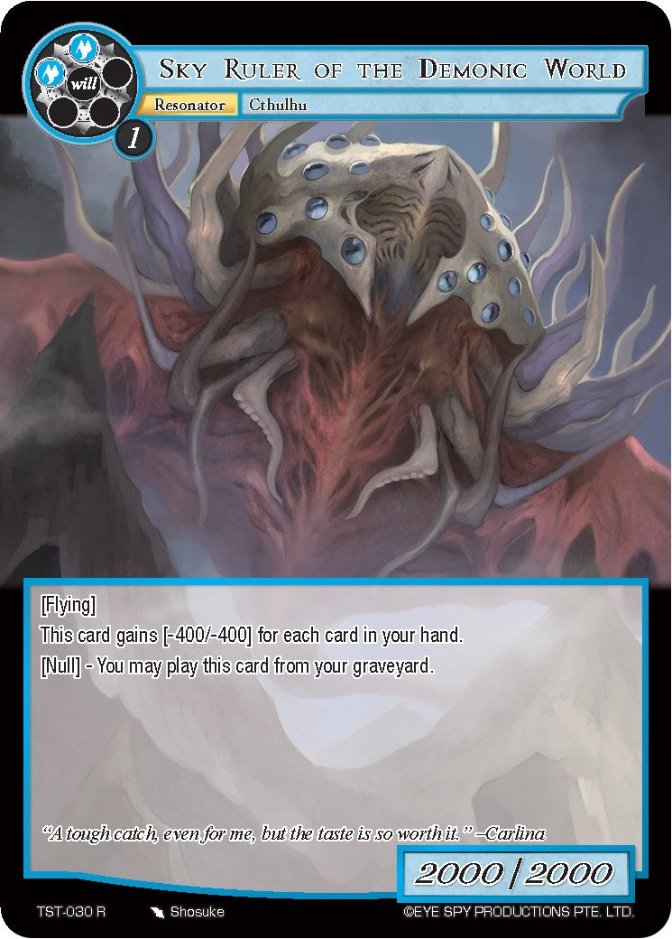 Sky Ruler of the Demonic World (30) [TST] - Force of Will Single