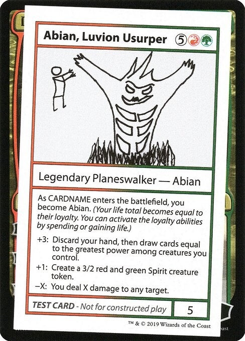 Abian Luvion Usurper (No PW Symbol) [CMB1] - MTG Single