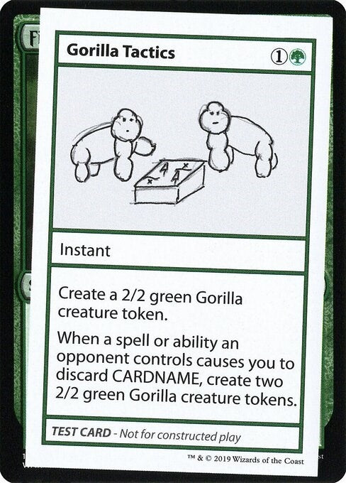 Gorilla Tactics (No PW Symbol) [CMB1] - MTG Single