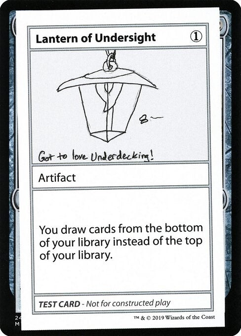 Lantern of Undersight (No PW Symbol) [CMB1] - MTG Single