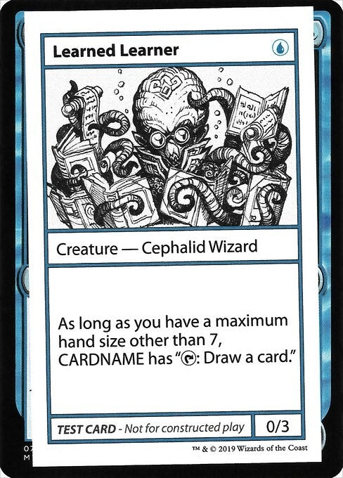 Learned Learner (No PW Symbol) [CMB1] - MTG Single