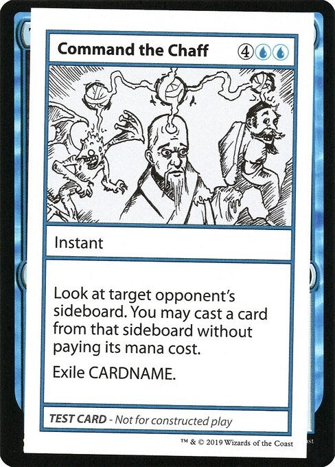 Command the Chaff (No PW Symbol) [CMB1] - MTG Single