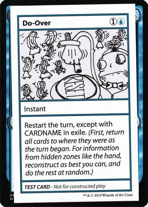 Do-Over (No PW Symbol) [CMB1] - MTG Single