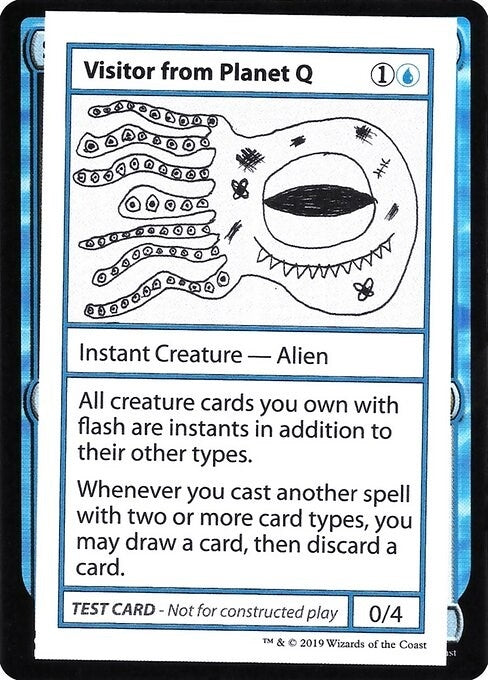 Visitor from Planet Q (No PW Symbol) [CMB1] - MTG Single