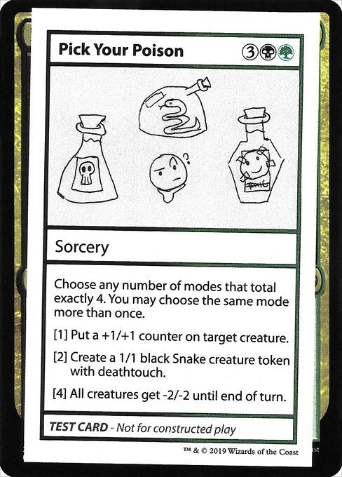 Pick Your Poison (No PW Symbol) [CMB1] - MTG Single