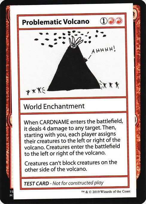 Problematic Volcano (No PW Symbol) [CMB1] - MTG Single