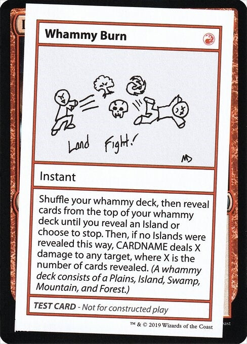 Whammy Burn (No PW Symbol) [CMB1] - MTG Single