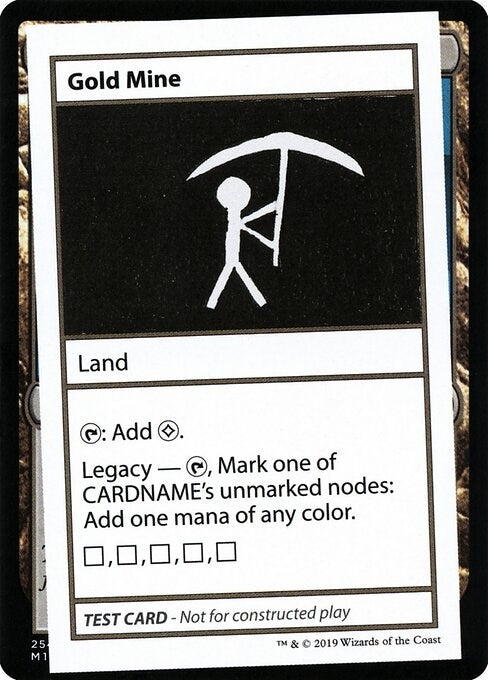 Gold Mine (No PW Symbol) [CMB1] - MTG Single