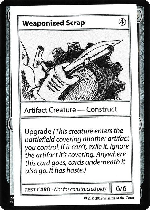 Weaponized Scrap (No PW Symbol) [CMB1] - MTG Single