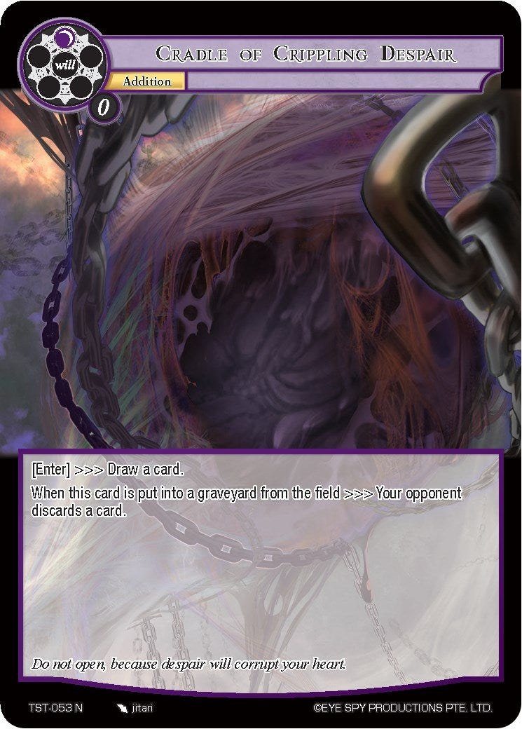 Cradle of Crippling Despair (53) [TST] - Force of Will Single