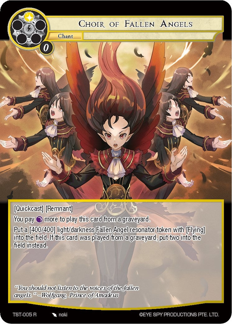 Choir of Fallen Angels (5) [TST] - Force of Will Single
