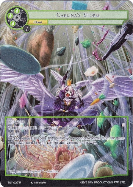 Carlina’s Storm (Full Art) (37) [TST] - Force of Will Single