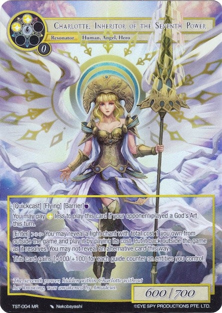 Charlotte Inheritor of the Seventh Power (Full Art) (4) [TST] - Force of Will Single