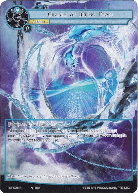 Cradle of Biting Frost (Full Art) (25) [TST] - Force of Will Single