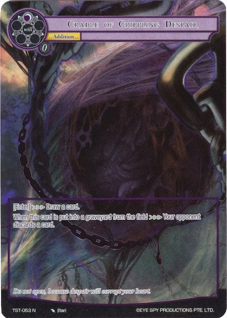 Cradle of Crippling Despair (Full Art) (53) [TST] - Force of Will Single