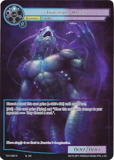 Imaginary Dagon (Full Art) (85) [TST] - Force of Will Single