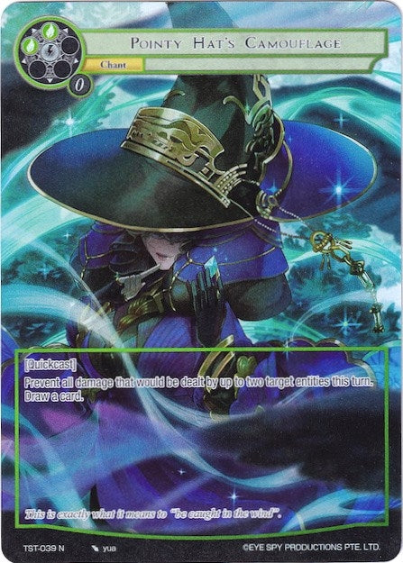 Pointy Hat’s Camouflage (Full Art) (39) [TST] - Force of Will Single