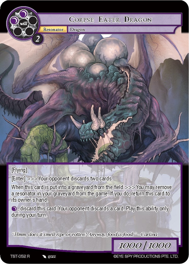 Corpse Eater Dragon (52) [TST] - Force of Will Single
