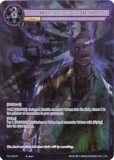 Marching of The Dead (Full Art) (59) [TST] - Force of Will Single