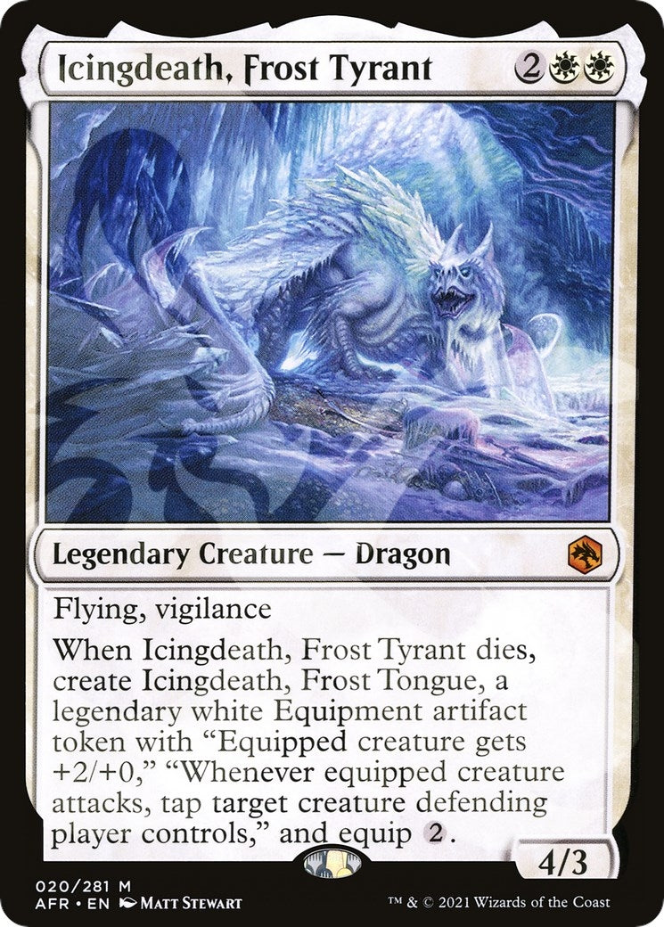Icingdeath Frost Tyrant (20) [AFR&] - MTG Single