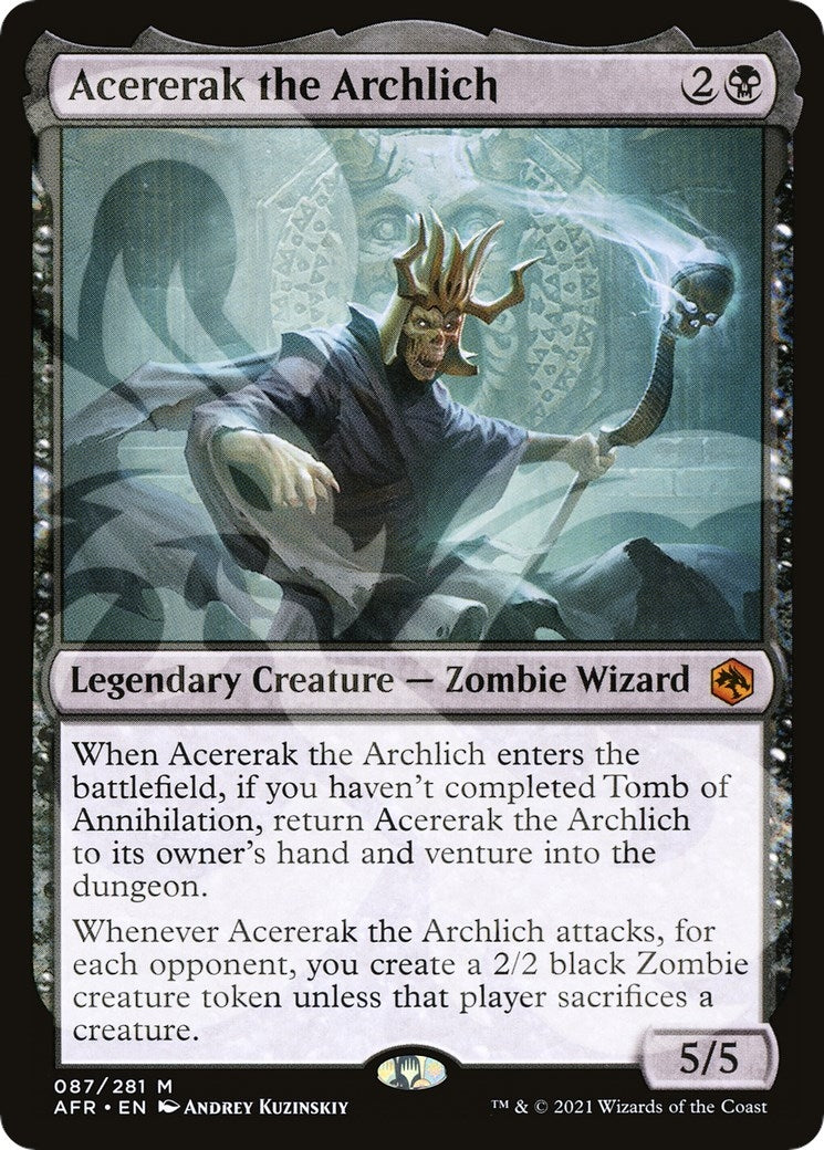 Acererak the Archlich (87) [AFR&] - MTG Single