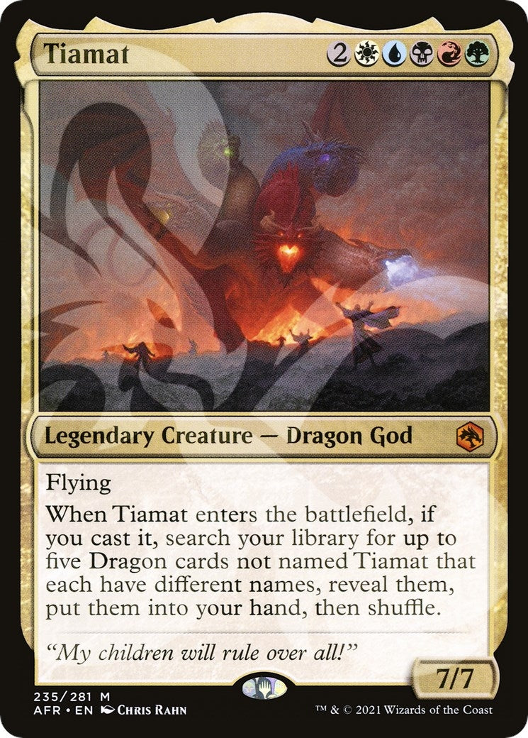 Tiamat (235) [AFR&] - MTG Single
