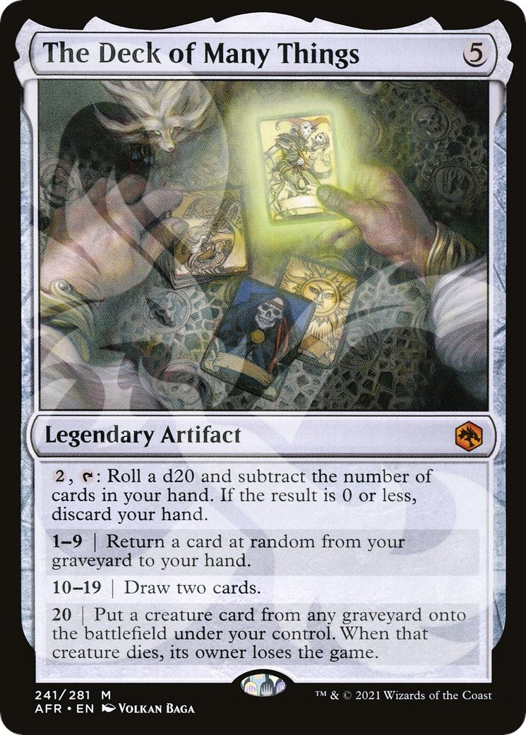 The Deck of Many Things (241) [AFR&] - MTG Single