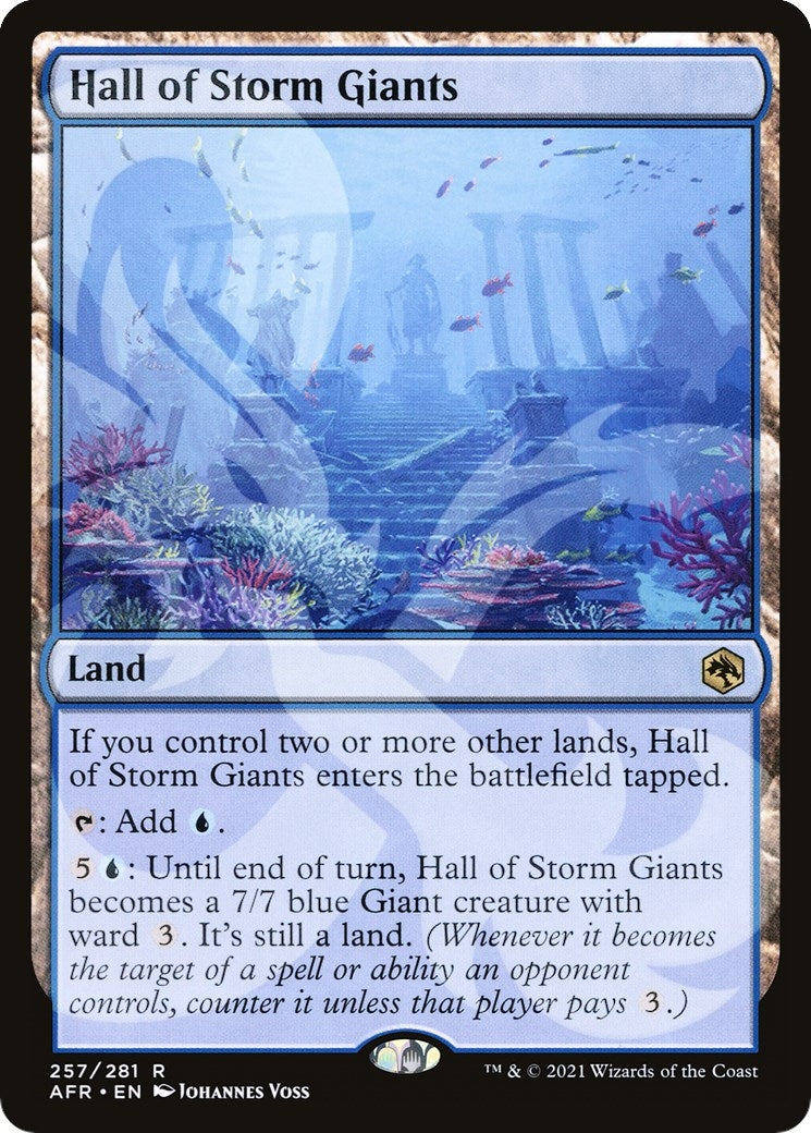 Hall of Storm Giants (257) [AFR&] - MTG Single