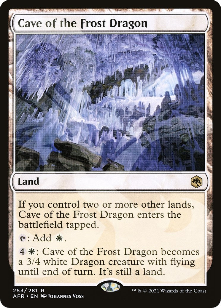Cave of the Frost Dragon (253) [AFR&] - MTG Single