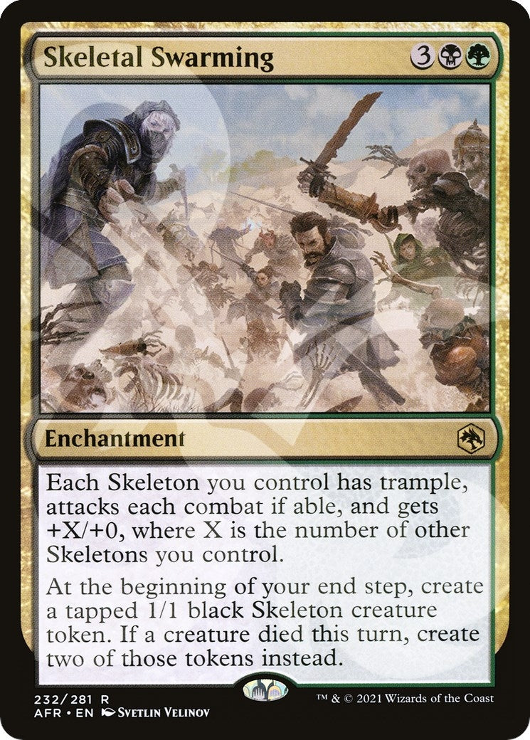 Skeletal Swarming (232) [AFR&] - MTG Single