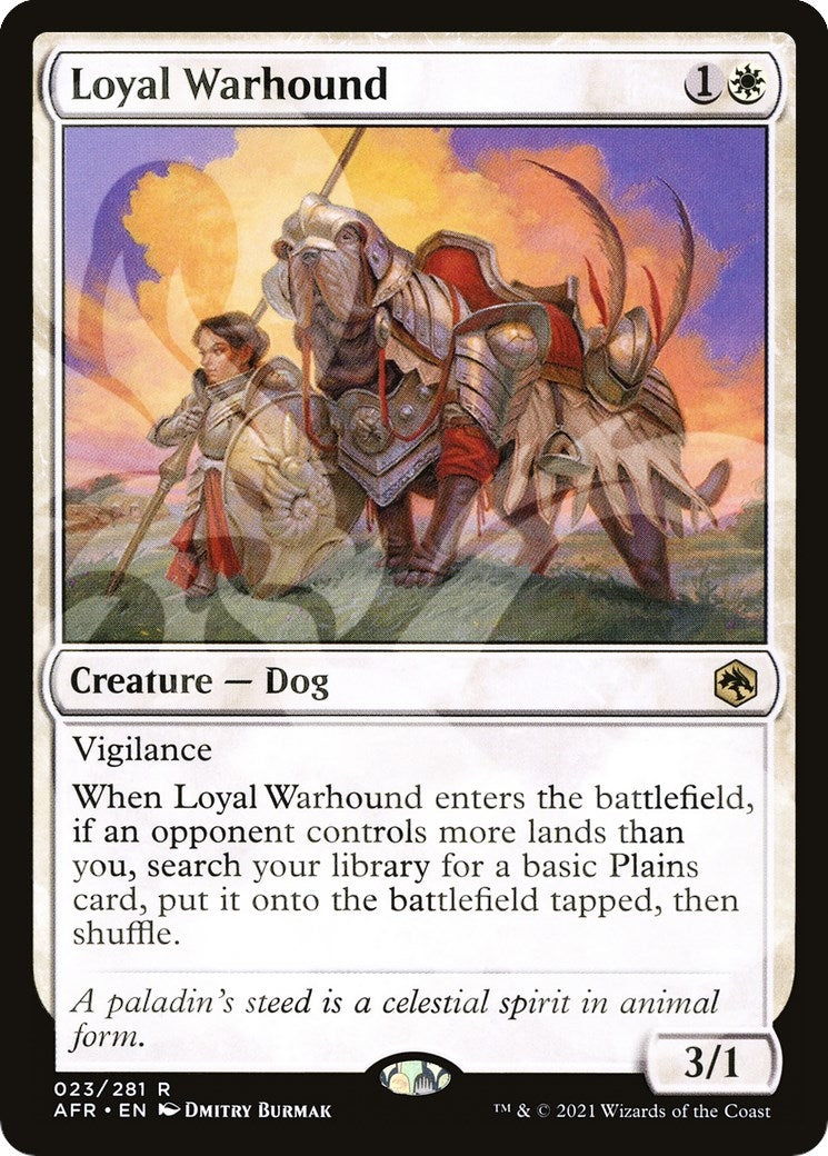 Loyal Warhound (23) [AFR&] - MTG Single