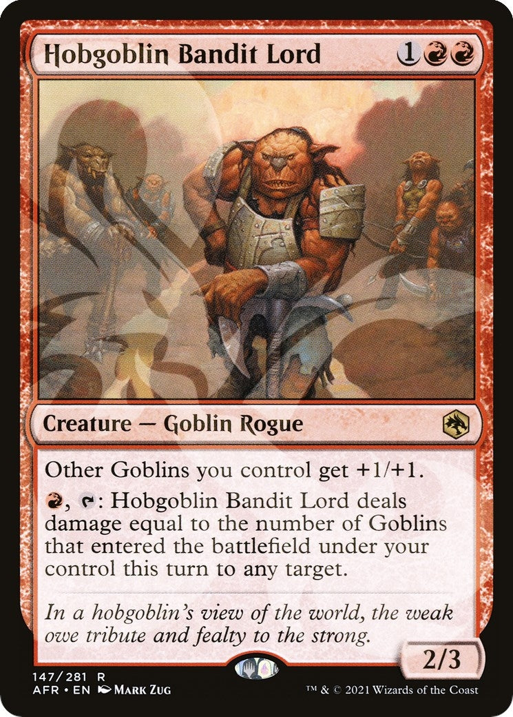 Hobgoblin Bandit Lord (147) [AFR&] - MTG Single