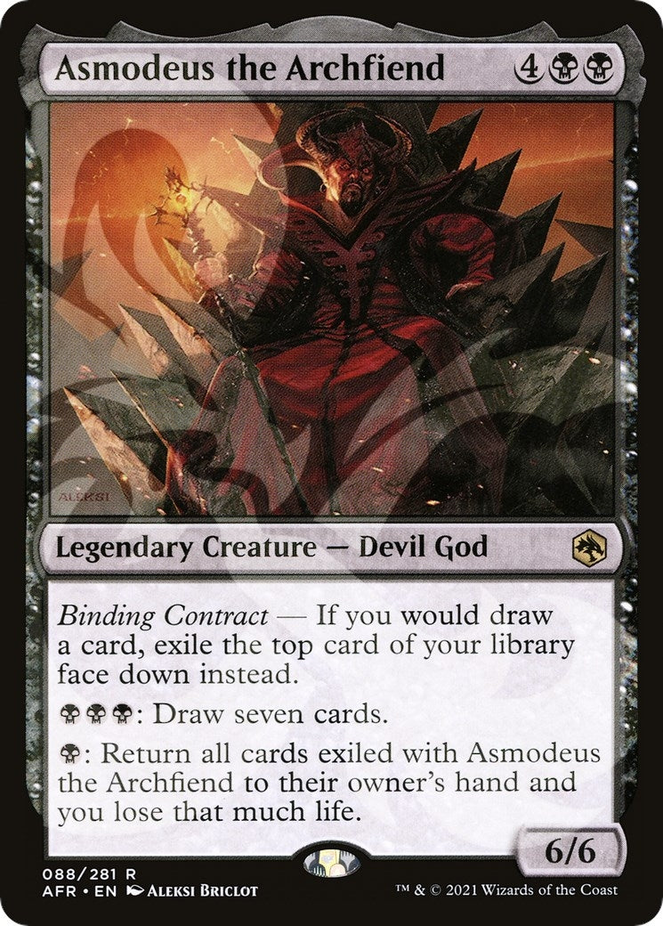 Asmodeus the Archfiend (88) [AFR&] - MTG Single