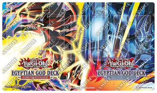 Yu-Gi-Oh! Egyptian God Decks Launch Event Game Mat - Slifer the Sky Dragon and Obelisk the Tormentor - Playmats Sealed